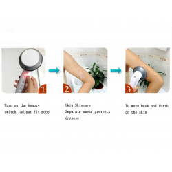 Elitzia ETBZ0110B 6 In 1 Multifunctional Color Light Ion Ultrasonic EMS Body Massage Slimming Instrument