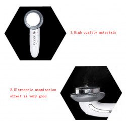 Elitzia ETBZ0110B 6 In 1 Multifunctional Color Light Ion Ultrasonic EMS Body Massage Slimming Instrument