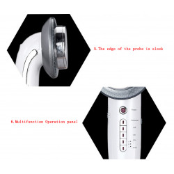 Elitzia ETBZ0110B 6 In 1 Multifunctional Color Light Ion Ultrasonic EMS Body Massage Slimming Instrument