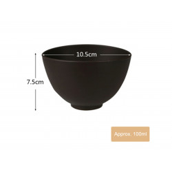 Elitzia ETBWP001 Mask Tools Silicone Adjust Film Mask Bowl Beauty Salon Powder Necessary Supplies White Color 4 Size Options(S)