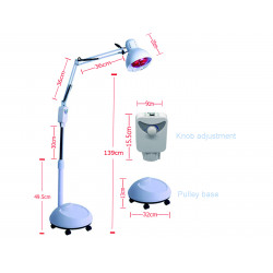 Elitzia ETH3163 Stand Far Infrared Thermal Heating Lamp Relaxing Body Easy Operate Lay Down Or Sit Floor 4 Types Options