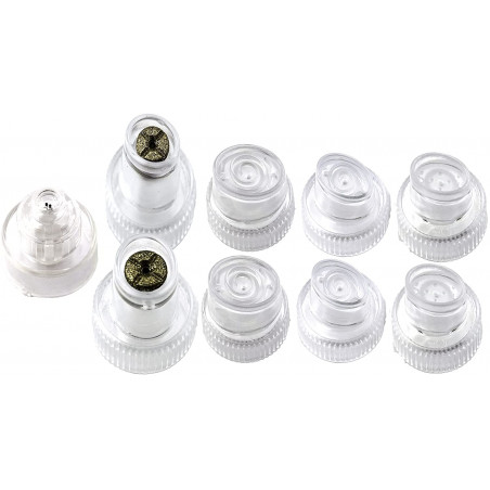 Facial Care Skin Beauty Set Hydro Facial Dermabrasion Water Peeling Tips 9 Pcs For Elitzia ETLB245 ET89 ETLB248 Beauty Machine