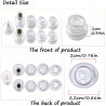 Facial Care Skin Beauty Set Hydro Facial Dermabrasion Water Peeling Tips 9 Pcs For Elitzia ETLB245 ET89 ETLB248 Beauty Machine