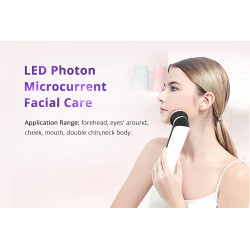 Facial Care Micro Current Beauty Device 7 Photon Led Light Skin Rejuvenation Machine Elitzia ETSN8