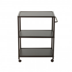 Facial Trolley Beauty Salon Spa Storage Cart With 2-layer Capacity Tray And 360 Degrees Rolling Wheels Elitzia ET28353