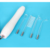 High Frequency Facial Machine Skin Acne Spot Wrinkles Remover Beauty Device With 4 Electrodes Red Color Elitzia ETSR001