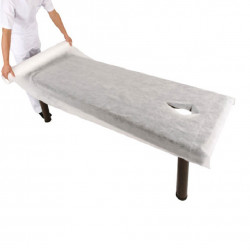copy of Disposable Facial Bed Sheet Waterproof Anti-oil Thickened With Cross Hole 50 PCS 90 * 190cm Per Set Elitzia ET23546