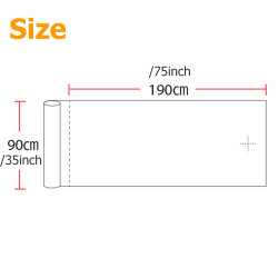 copy of Disposable Facial Bed Sheet Waterproof Anti-oil Thickened With Cross Hole 50 PCS 90 * 190cm Per Set Elitzia ET23546