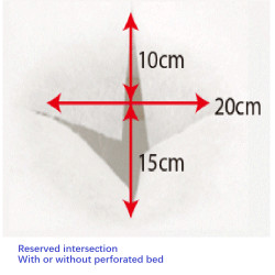 copy of Disposable Facial Bed Sheet Waterproof Anti-oil Thickened With Cross Hole 50 PCS 90 * 190cm Per Set Elitzia ET23546
