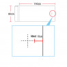 copy of Disposable Facial Bed Sheet Waterproof Anti-oil Thickened With Cross Hole 50 PCS 90 * 190cm Per Set Elitzia ET23546