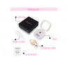 Face Humidifier Mirror Nano Spray Water Hydration Instrument Steam Face Device Cold Spray Beauty USB Charging Eliztia ETBC1856