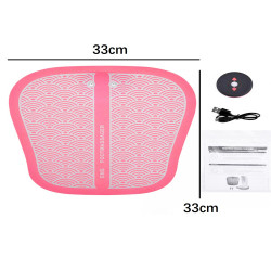 EMS Physical Therapy Massage Electric Sole USB Charging Vibration Massager Foot Therapy Machine  Pad Foot Pad Elitzia ET1082