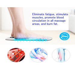 EMS Physical Therapy Massage Electric Sole USB Charging Vibration Massager Foot Therapy Machine  Pad Foot Pad Elitzia ET1082