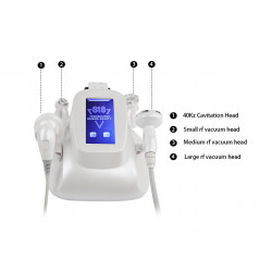 3 in 1 Anti-wrinkle Anti-cellulite Body Shaper Weight Loss Skin Care Machine Beauty Elitzia ET820
