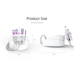 Diamond Microdermabrasion Updated 5 in 1 Skin Scrubber Peeling Facial Care Anti Aging Machine Elitzia ETNF904