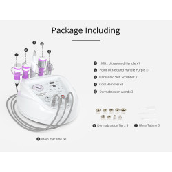 Diamond Microdermabrasion Updated 5 in 1 Skin Scrubber Peeling Facial Care Anti Aging Machine Elitzia ETNF904