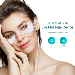 Eye Patch Massager Eye's Muscle Relive Dark Circles Remove Portable Travel Size With 3 Energy Levels ELITZIA ETNMS1