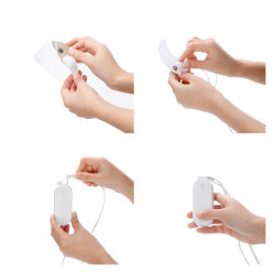 Eye Patch Massager Eye's Muscle Relive Dark Circles Remove Portable Travel Size With 3 Energy Levels ELITZIA ETNMS1