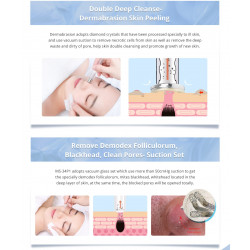 Diamond Dermabrasion Microdermabrasion Acne Blackhead Remover Eyes Care Relieves Dark Circles Facial Care Device Elitzia ET31P4