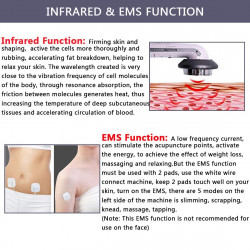 Elitzia 3 In 1 Body Shaping Machine Relax Fatigue Massager EMS  Skin Lift and Tightening Anti Cellulite Machine ETWD002