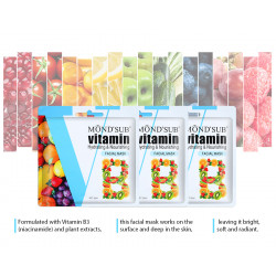 Facial cover Vitamin B3 E C Facial Care Mask ETTM01 ETTM02 ETTM03