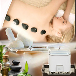 Beauty Salon Body Massage Volcanic Stone Heater Massager For Back Elitzia ETPS325
