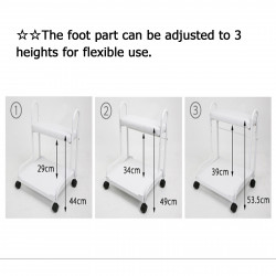 Pedicure Trolley Nail Salon Rolling Foot Basin Cart Foot Bath Foot Massage Tool Elitzia ETST22