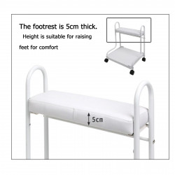 Pedicure Trolley Nail Salon Rolling Foot Basin Cart Foot Bath Foot Massage Tool Elitzia ETST22