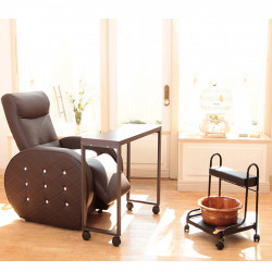 Pedicure Trolley Nail Salon Rolling Foot Basin Cart Foot Bath Foot Massage Tool Elitzia ETST22