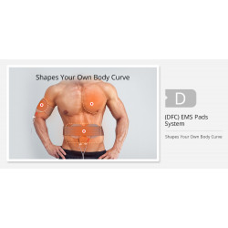 Body Shaper Electronic Muscle Stimulator Weight Loss Skin Tightening Fitness 2 in 1 EMS Training Machine Elitzia ETS33J1