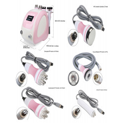 Elitzia 5 In 1 Beauty Machine Vacuum Body Shaping Massager 40K Face Lifting Skin Tightening Care Instrument Beauty Machine ETM64