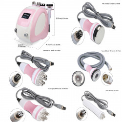 Elitzia 5 In 1 Beauty Machine Vacuum Body Shaping Massager 40K Face Lifting Skin Tightening Care Instrument Beauty Machine ETM64