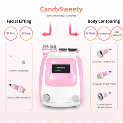 Elitzia 5 In 1 Beauty Machine Vacuum Body Shaping Massager 40K Face Lifting Skin Tightening Care Instrument Beauty Machine ETM64