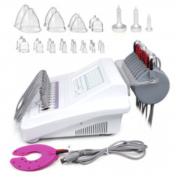 Elitzia Multifunctional EMS Vacuum Cupping Scraping Therapy Massage Beauty Machine  with 24 Cups and 3 Pumps ET3000