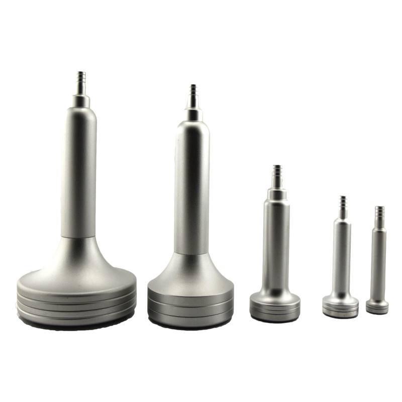 Vacuum Tonning Head For Vacuum Beauty Machine 5 Handles Per Set Metal Material With Roll Beads Spare Parts ET2188