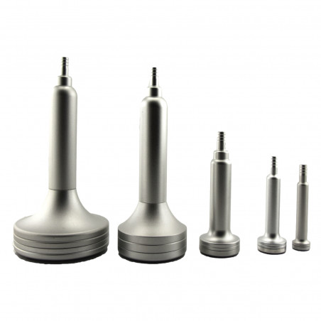 Vacuum Tonning Head For Vacuum Beauty Machine 5 Handles Per Set Metal Material With Roll Beads Spare Parts ET2188