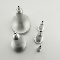Vacuum Tonning Head For Vacuum Beauty Machine 5 Handles Per Set Metal Material With Roll Beads Spare Parts ET2188