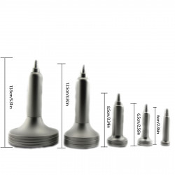 Vacuum Tonning Head For Vacuum Beauty Machine 5 Handles Per Set Metal Material With Roll Beads Spare Parts ET2188