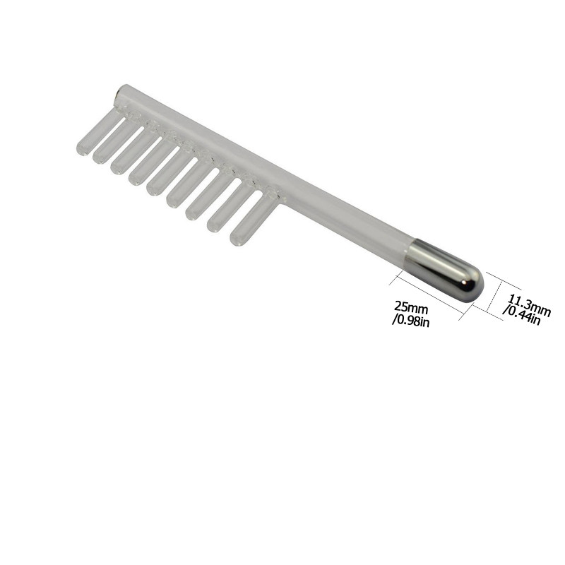 Infrared Purple Electrode Spare Part ETHF002H For Elitzia High Frequency Handheld Instrument (Hair Comb Electrode)