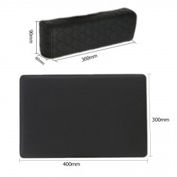 Elitzia Nail Rest Set Hand Rest For Nails PU Leather Salon Nail Hand Rest Cushion Manicure Tool ET28219 (Armrest Heart Black)