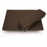Elitzia Nail Rest Set Hand Rest For Nails PU Leather Salon Nail Hand Rest Cushion Manicure Tool ET28219 (Armrest Heart Brown)