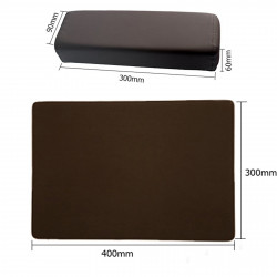 Elitzia Nail Rest Set Hand Rest For Nails PU Leather Salon Nail Hand Rest Cushion Manicure Tool ET28219 (Armrest Heart Brown)