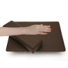 Elitzia Nail Rest Set Hand Rest For Nails PU Leather Salon Nail Hand Rest Cushion Manicure Tool ET28219 (Armrest Heart Brown)