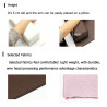Elitzia Nail Rest Set Hand Rest For Nails PU Leather Salon Nail Hand Rest Cushion Manicure Tool ET28219 (Armrest Heart Brown)