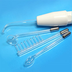 High Frequency Facial Acne Extractor Scar Treatment Hair Growth Probes Portable Beauty Facial Machine Elitzia ETHF002(Purple)