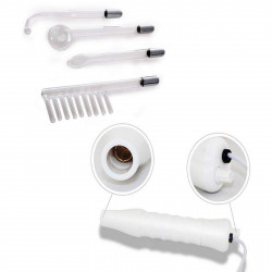 High Frequency Facial Acne Extractor Scar Treatment Hair Growth Probes Portable Beauty Facial Machine Elitzia ETHF002(Purple)