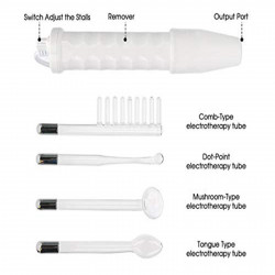 High Frequency Facial Acne Extractor Scar Treatment Hair Growth Probes Portable Beauty Facial Machine Elitzia ETHF002(Purple)