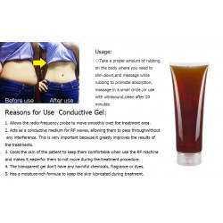 Elitzia conductive gel for RF cavitation ultrasound ETB9061