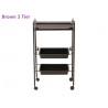 copy of Elitzia ETST17 Beauty Salon Rolling Trolley Storage Organizer Cart Simple 3 layers White Color