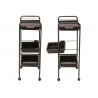 copy of Elitzia ETST17 Beauty Salon Rolling Trolley Storage Organizer Cart Simple 3 layers White Color